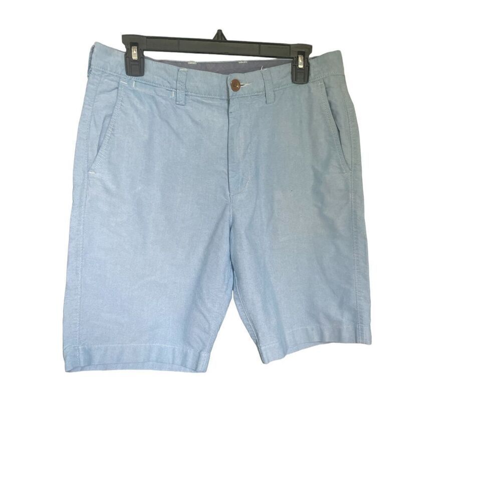 Men’s J.Crew Blue Chino Shorts Cotton Size 31W Casual 
Golf Everyday Outdoor